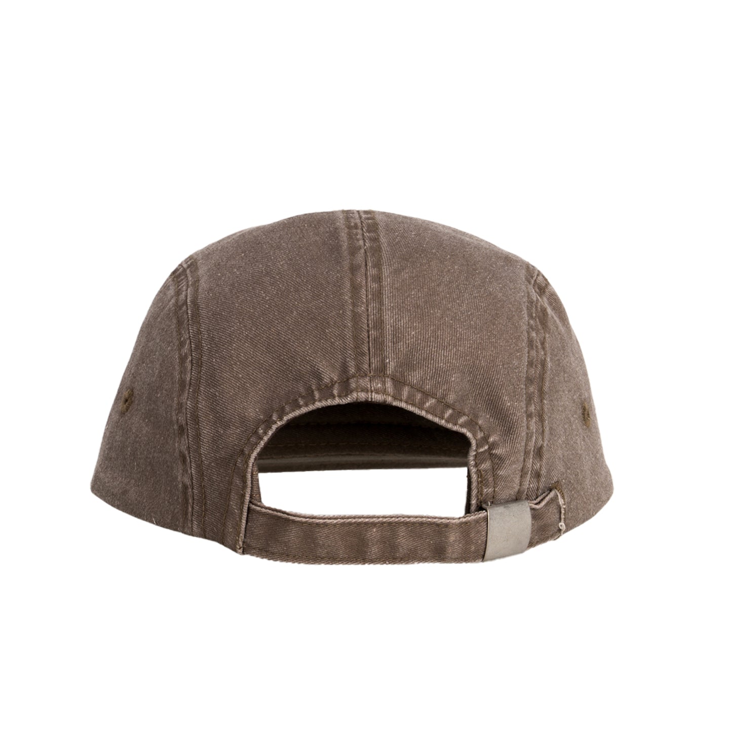 Washed 5 Panel Cap - Brown