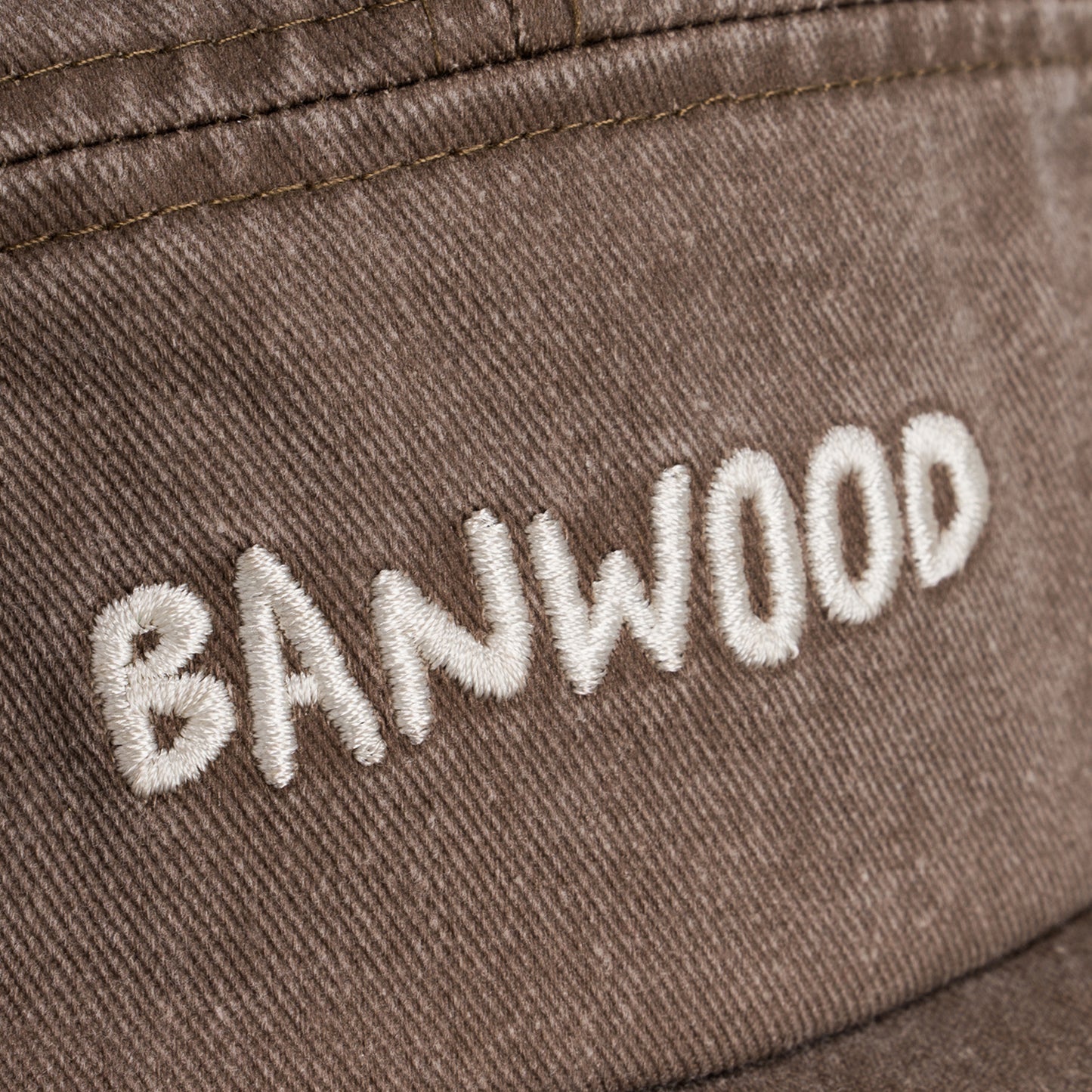 Washed 5 Panel Cap - Brown