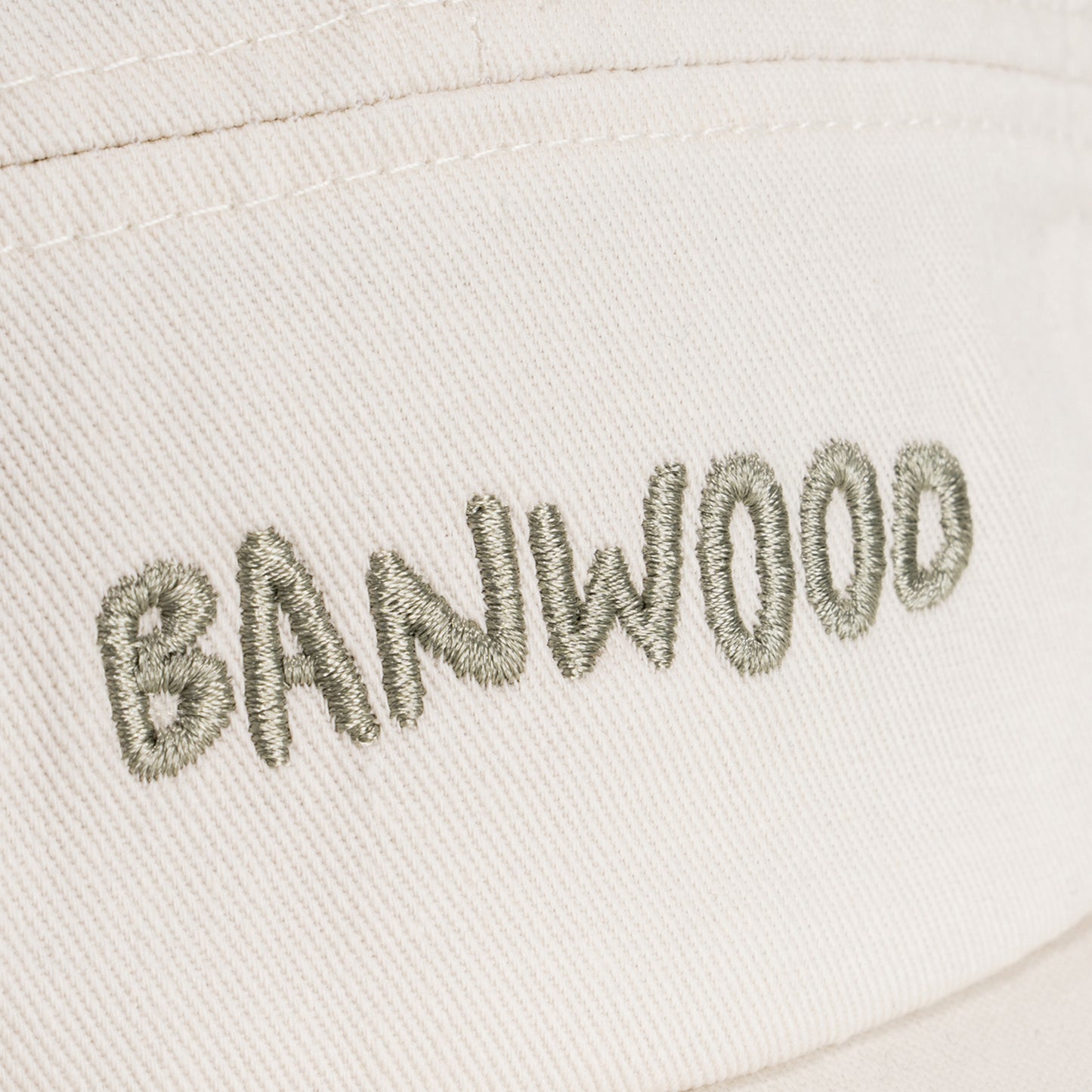 Washed 5 Panel Cap - Off White