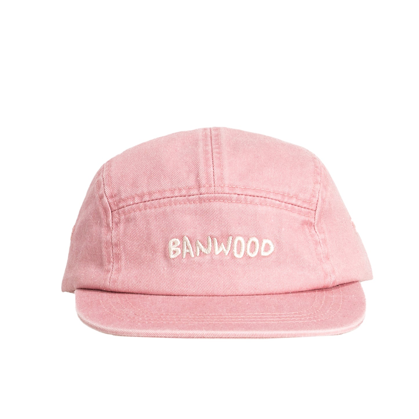 Washed 5 Panel Cap - Rose