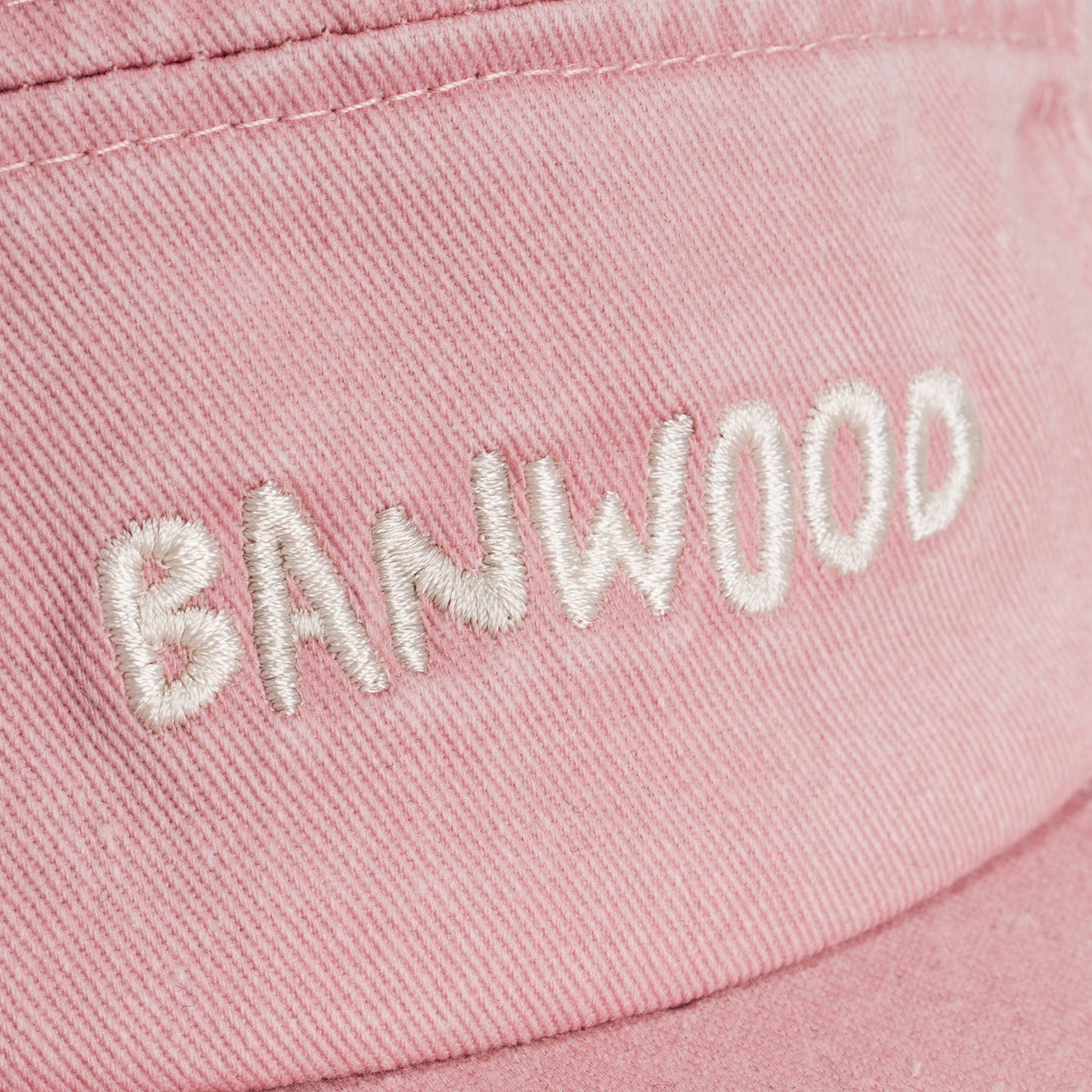 Washed 5 Panel Cap - Rose