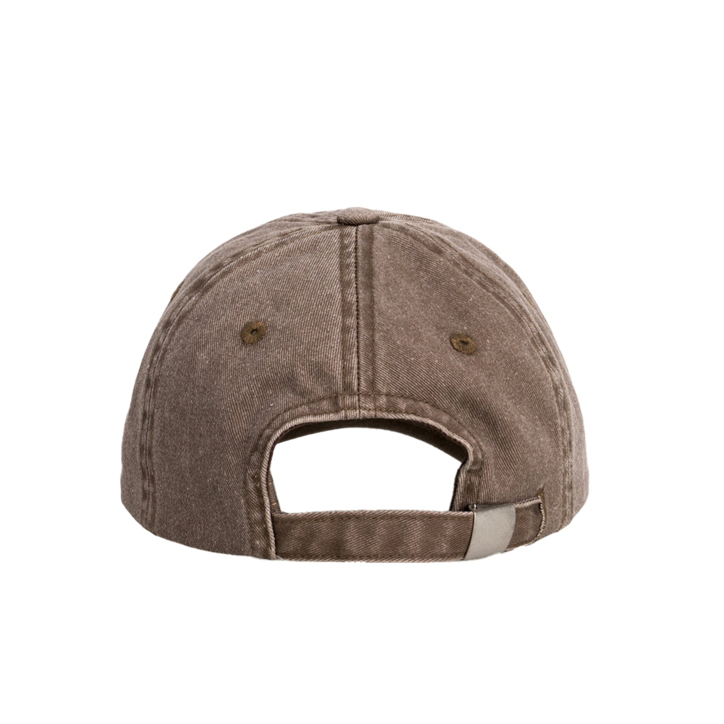 Washed Baseball Cap - Brown