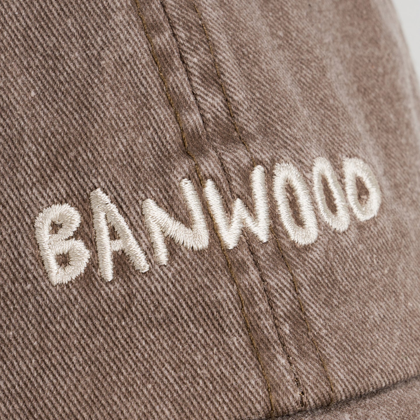 Washed Baseball Cap - Brown