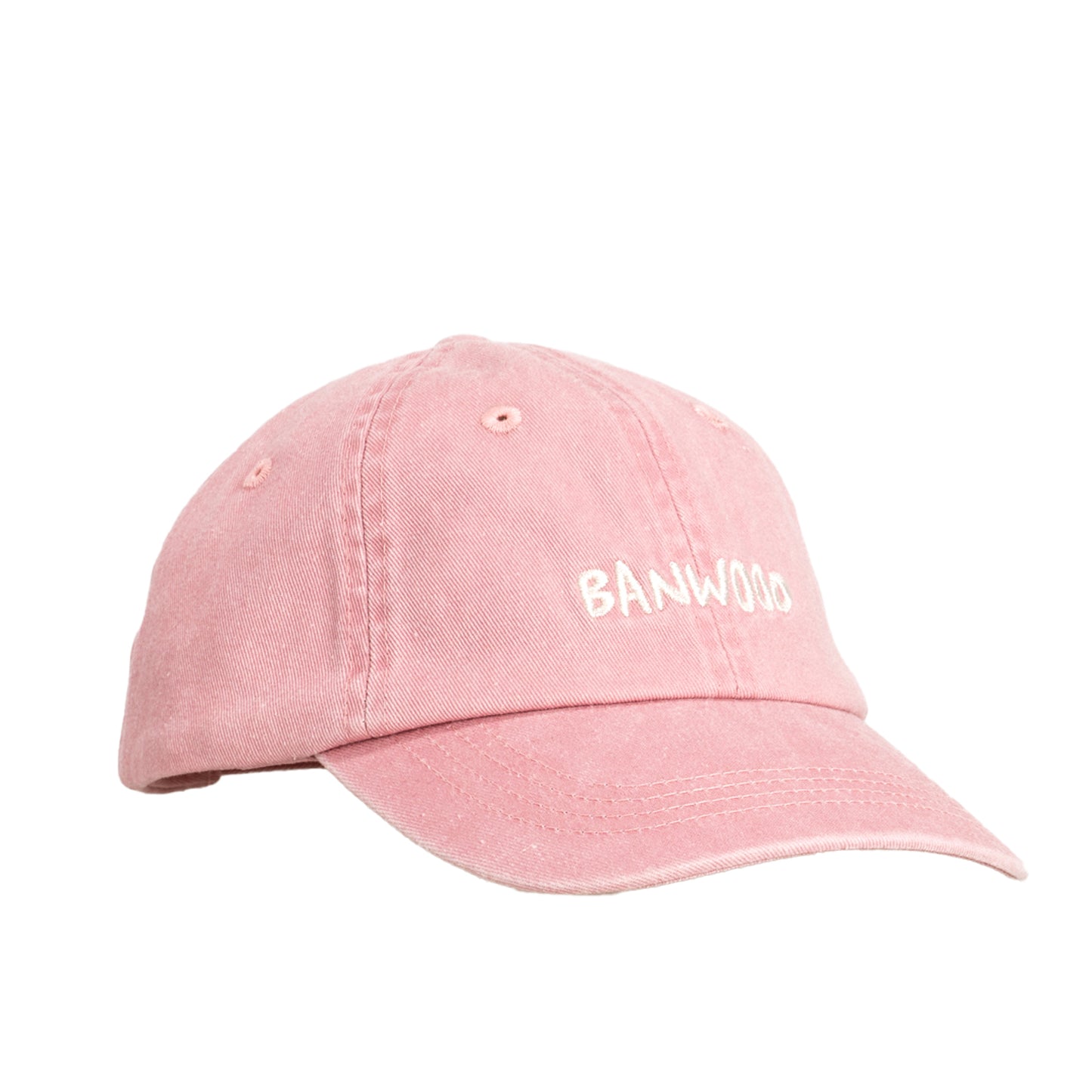 Washed Baseball Cap - Rose