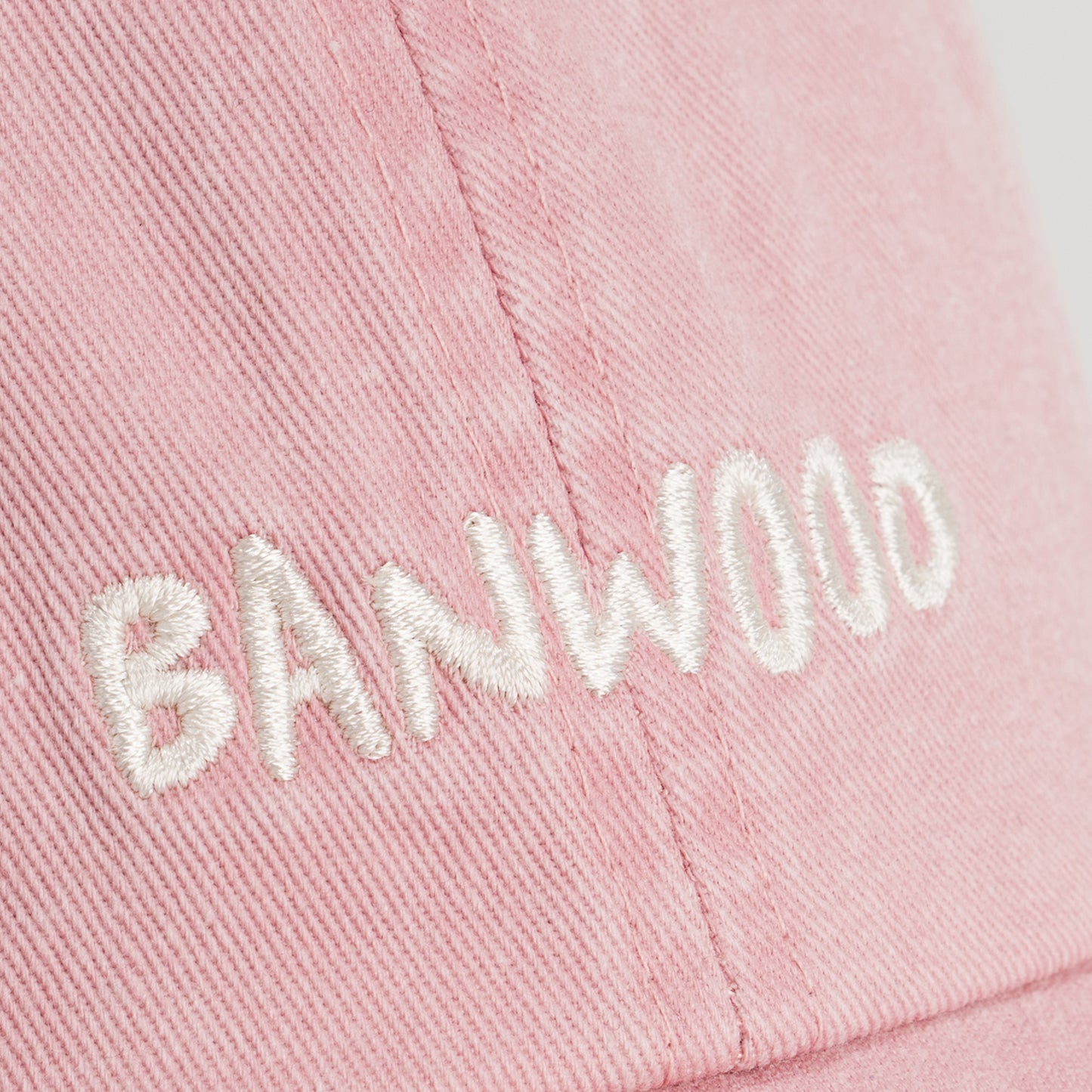 Washed Baseball Cap - Rose