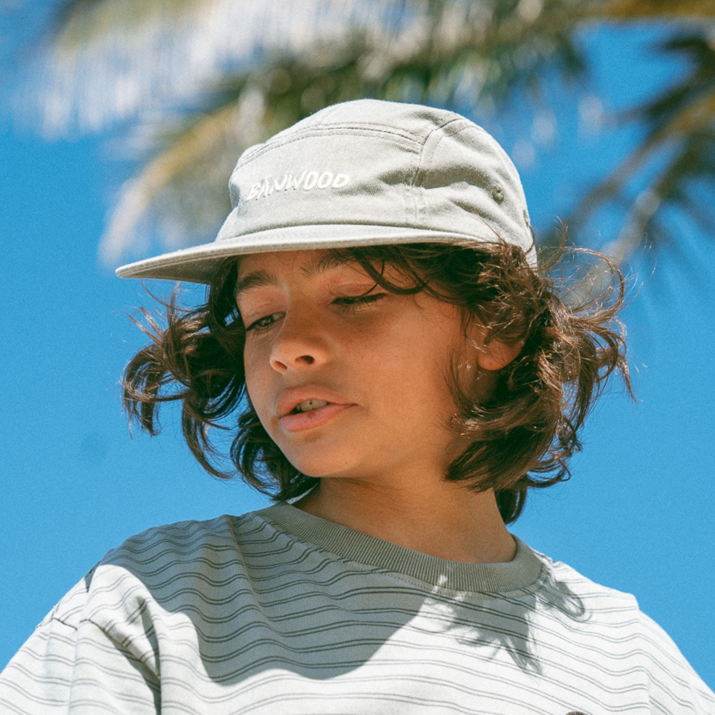 Washed 5 Panel Cap - Sage