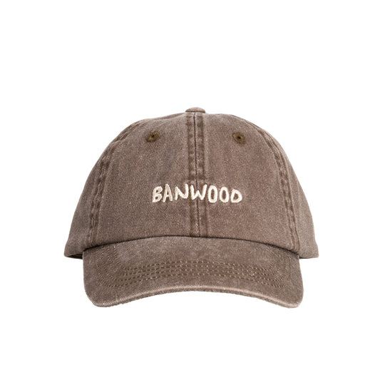 Washed Baseball Cap - Brown
